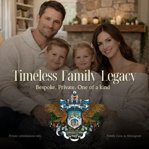 A family crest is a symbol of your family. It is your family's eternal legacy.