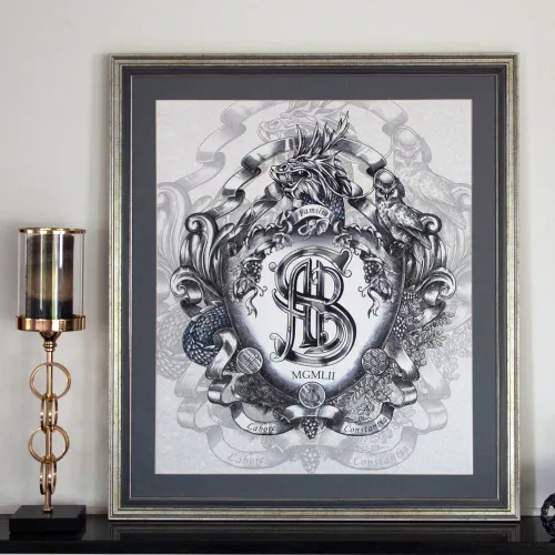 Подарок на юбилей - Семейная Монограмма