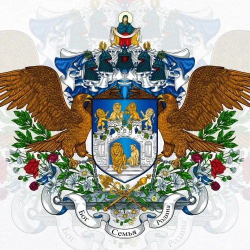 Custom family crest