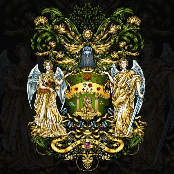 Завершающий этап создания фамильного герба — финальная отрисовка и оформление, изготовление оригинал-макета герба.