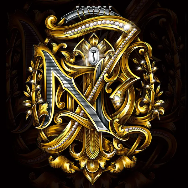 Завершающий этап создания монограммы — финальная отрисовка и создание оригинал-макета.