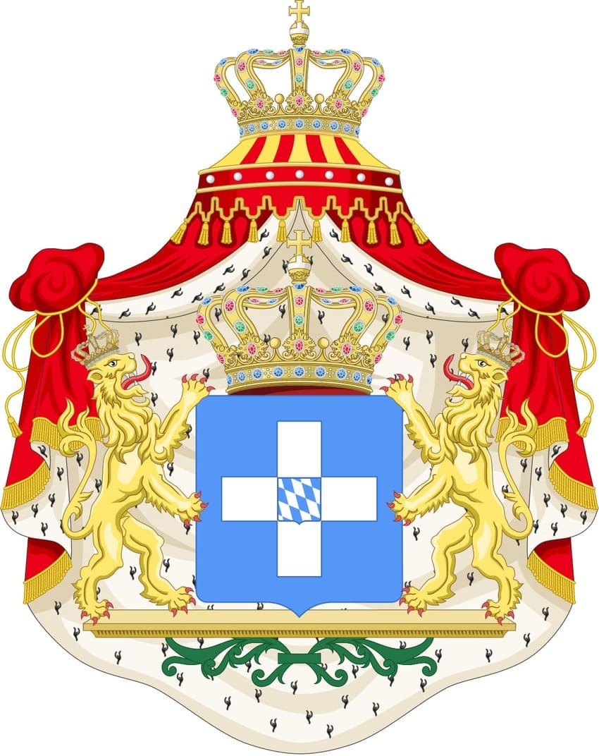 Герб одного из королей Греции, герб семьи