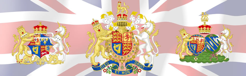 Гербы британской королевской семьи