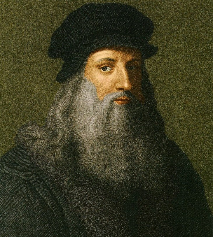 Портрет Леонардо Да Винчи