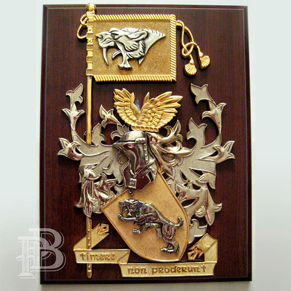герб из металла ковка на заказ