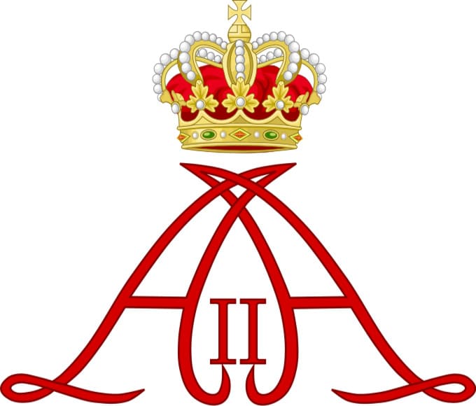 Монограмма князя Альбера II