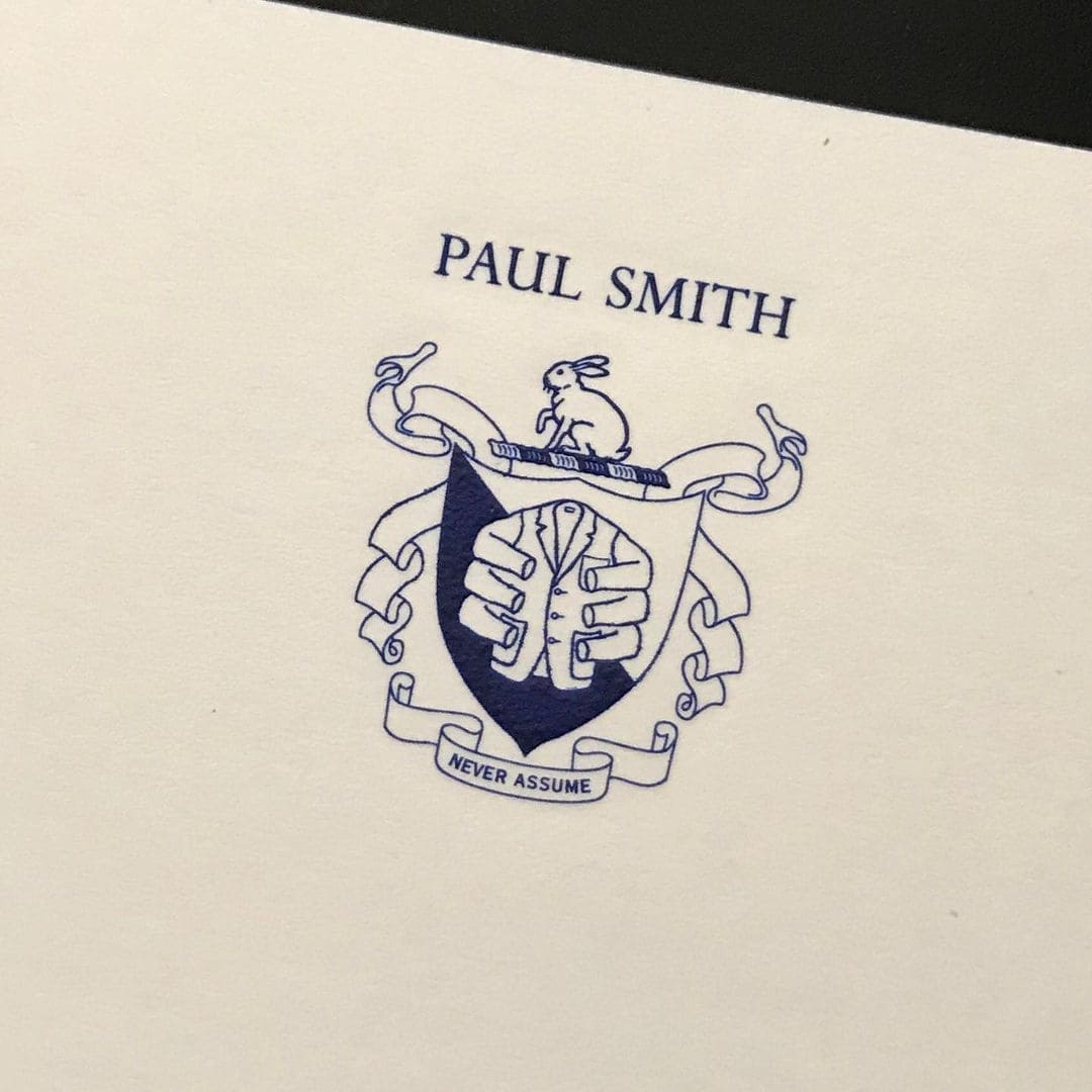 Герб знаменитого дизайнера Пола Смита и его символ удачи – кролик