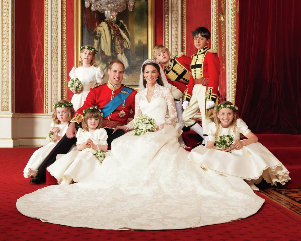 свадебное фото принца Уильяма и Кейт Мидлтон