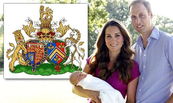 семейный герб принца Уильяма и Кейт