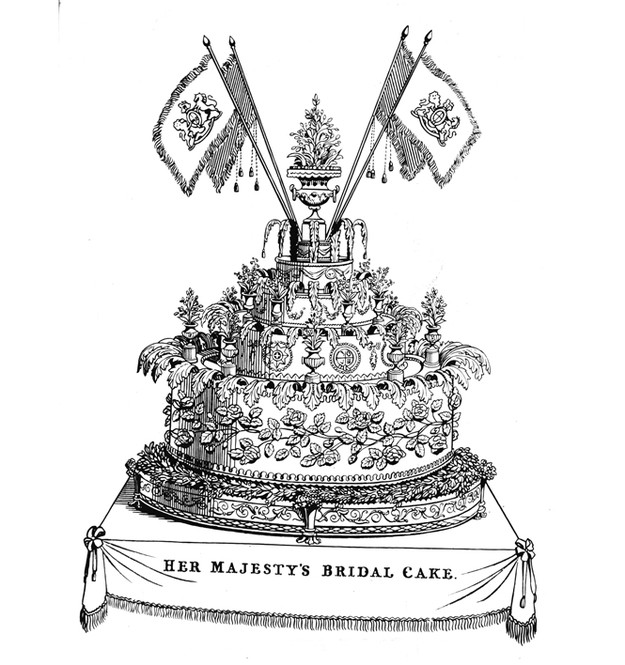 Свадьба Виктории и принца Альберта и свадебный торт